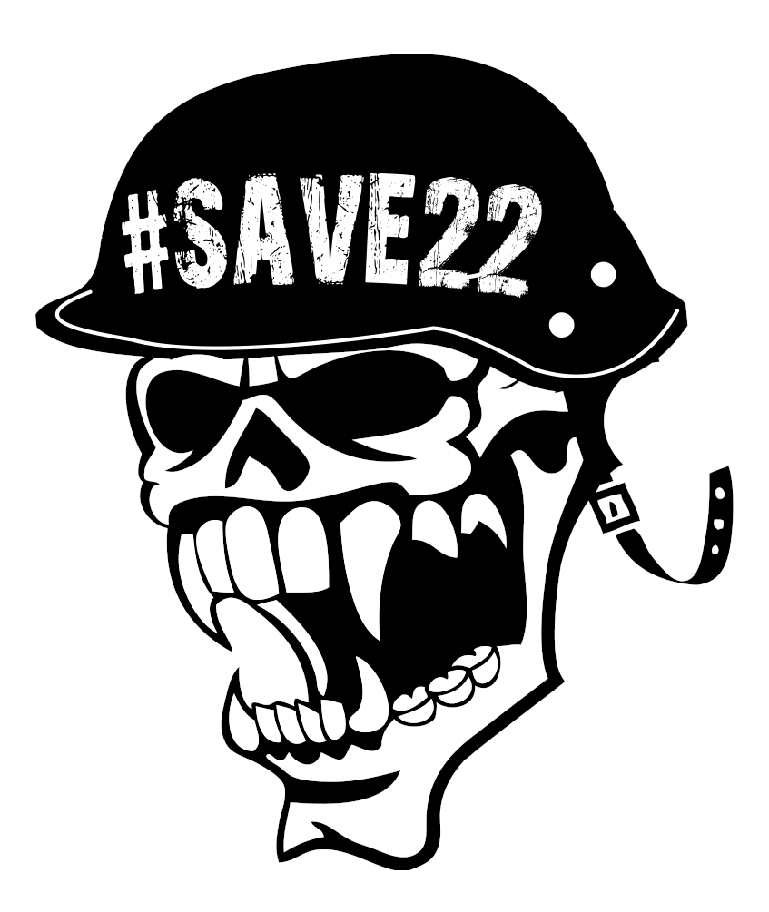 Damian Save22,Veteran Suicide Awareness, Save22